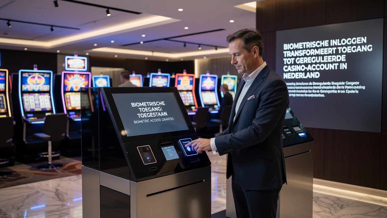 Gebruikers die biometrische login toepassen op Nederlandse casino platforms