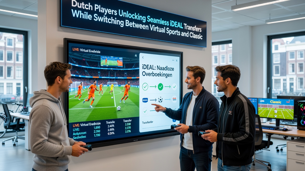 Overzicht van iDEAL betalingen tijdens virtuele sporten en roulette op Nederlandse KSA platforms