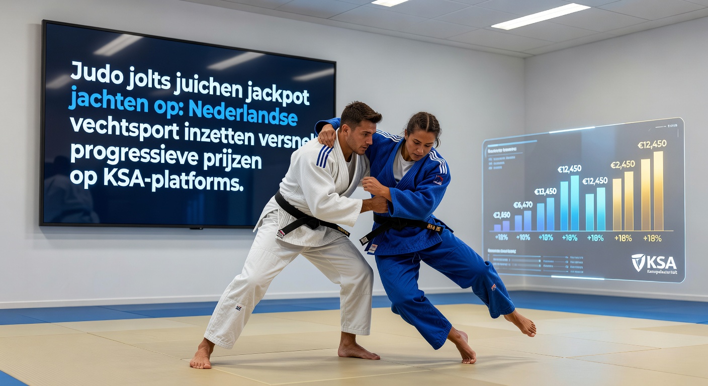 Judo vechter viert overwinning terwijl progressieve jackpot teller oploopt op een Nederlands KSA-platform