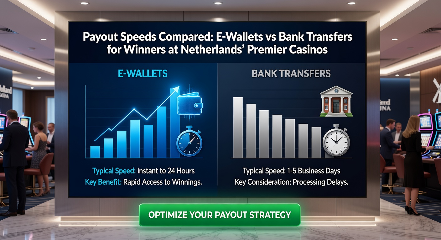 Tabel met real-time vergelijking van uitbetalingstijden: e-wallets in groen (snel) versus bankoverschrijvingen in rood (langzaam) bij KSA-casinos